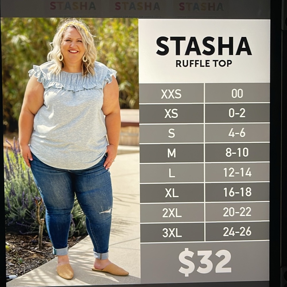 Fuscia Stasha ruffle top - Picture 2 of 2